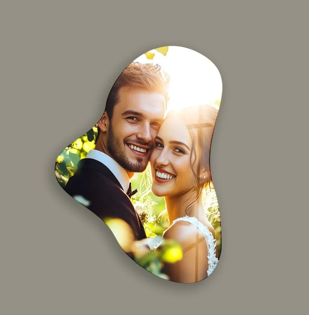 The softest element in this custom glass pictures print is the glowing sunlight filtering through the lush green foliage, casting a warm glow.