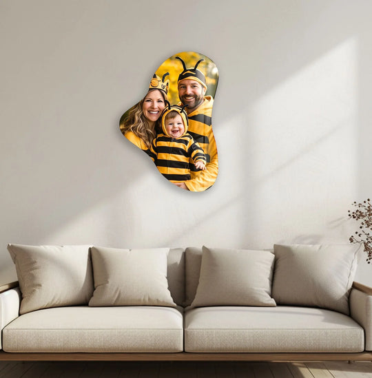 Custom Freeform Organic Glass Wall Art - MyPhotoStation