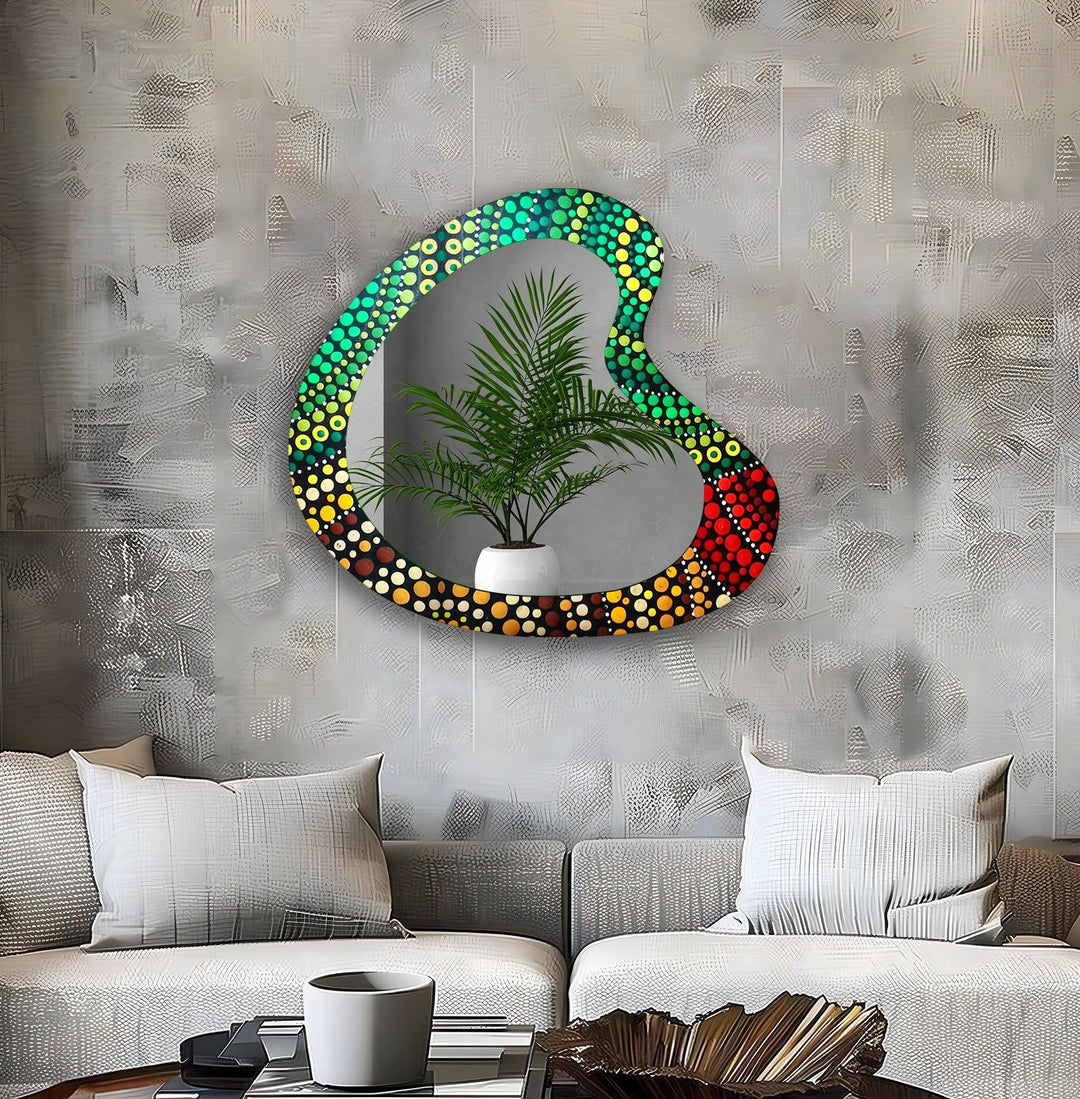 Decorative wall mirror showcasing minimalist elegance for a timeless addition to any room
