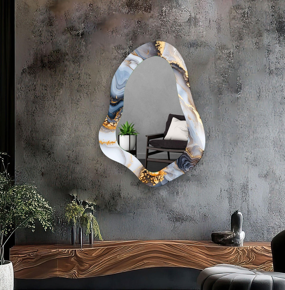 Stylish wall mirrors crafted with clean lines to complement modern interiors
