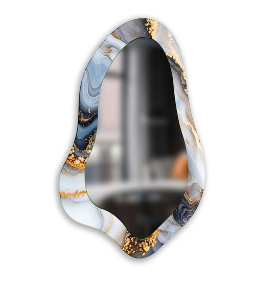 Mirrored wall art showcasing creative shapes and patterns to elevate your wall decor
