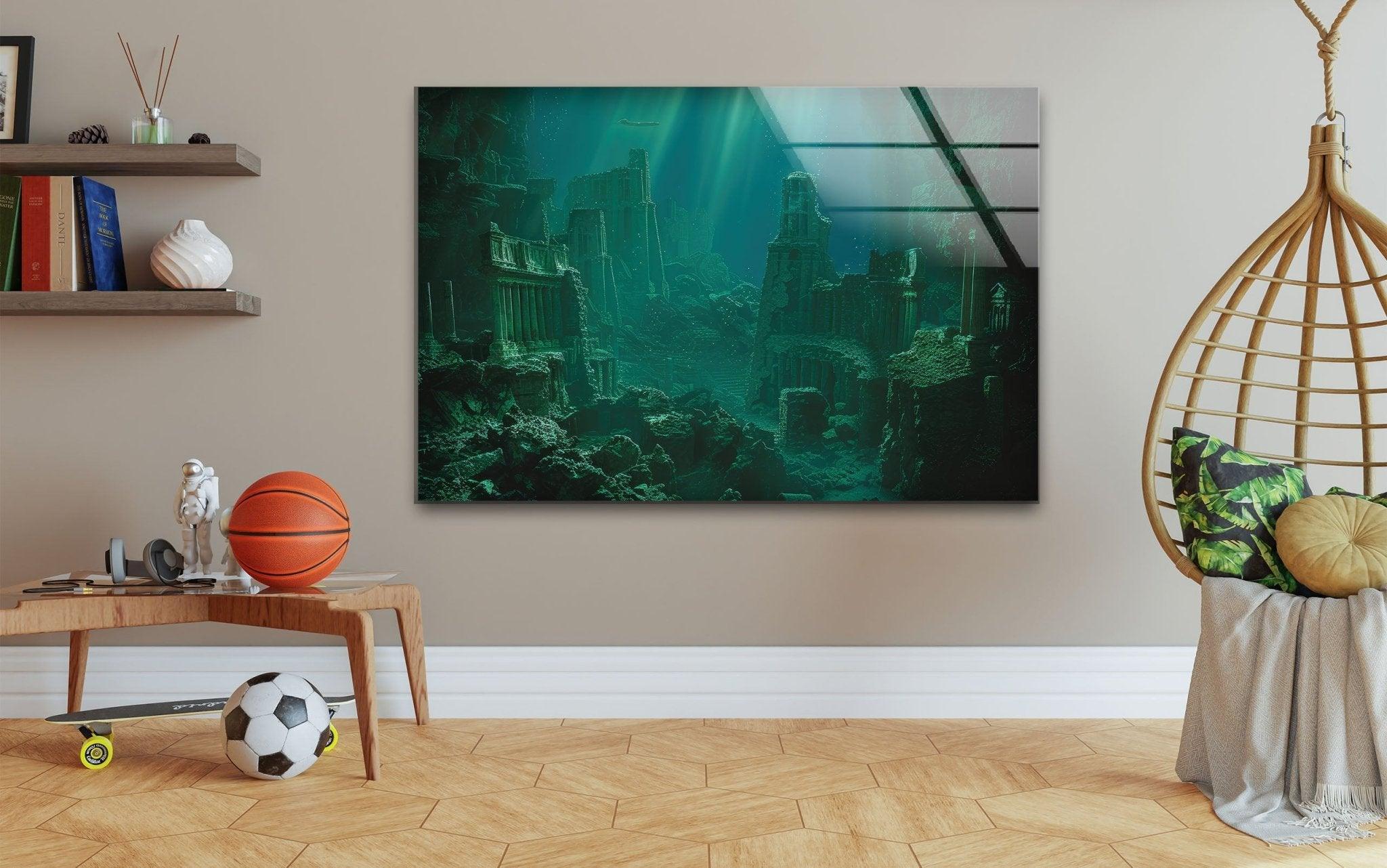 Atlantis Underwater Glass Wall Art-Glass Art Prints – MyPhotoStation