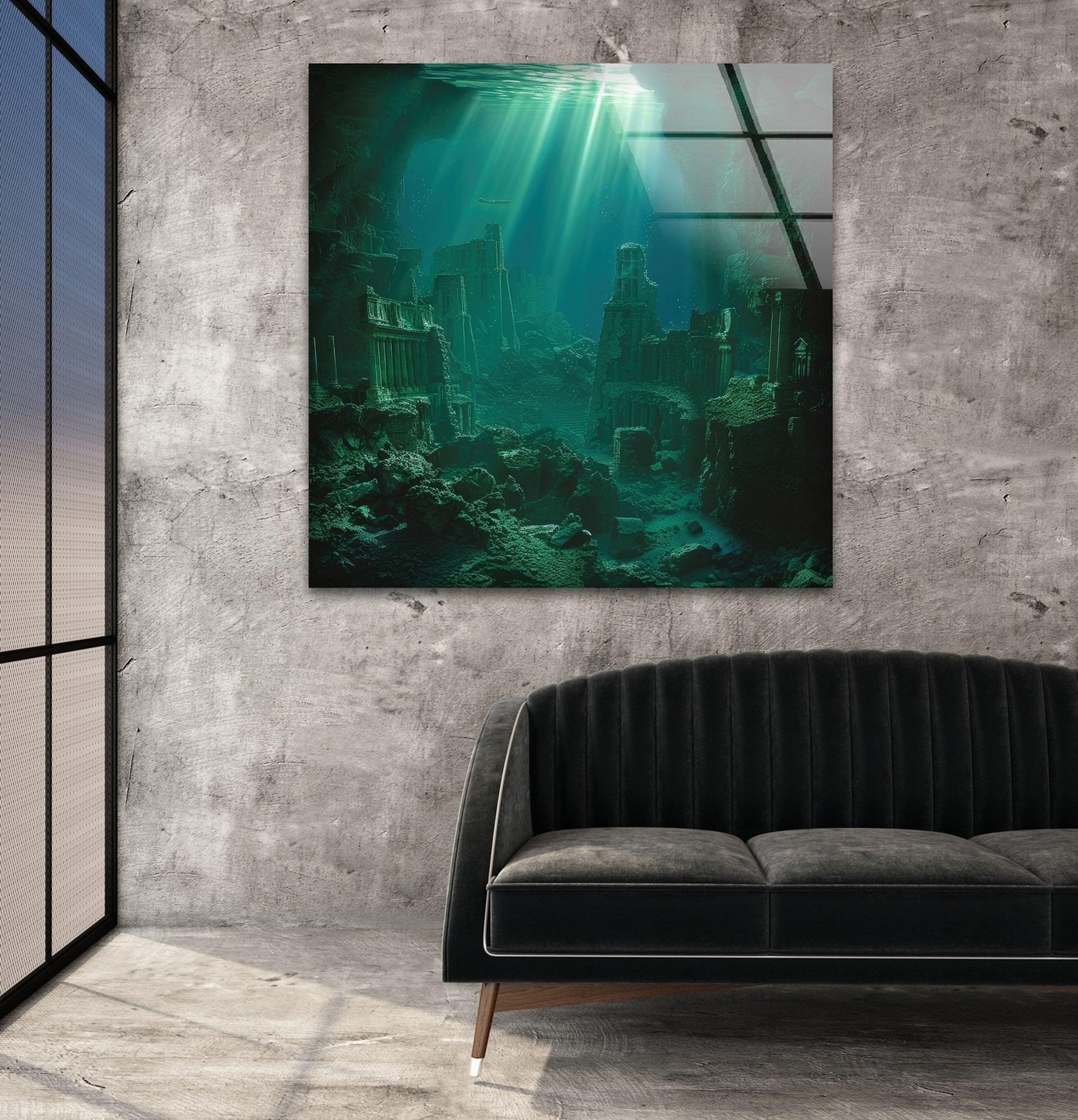 Atlantis Underwater Glass Wall Art-Glass Art Prints – MyPhotoStation
