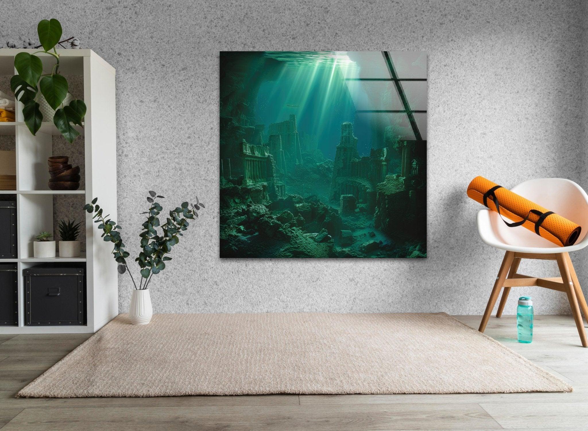 Atlantis Underwater Glass Wall Art-Glass Art Prints – MyPhotoStation