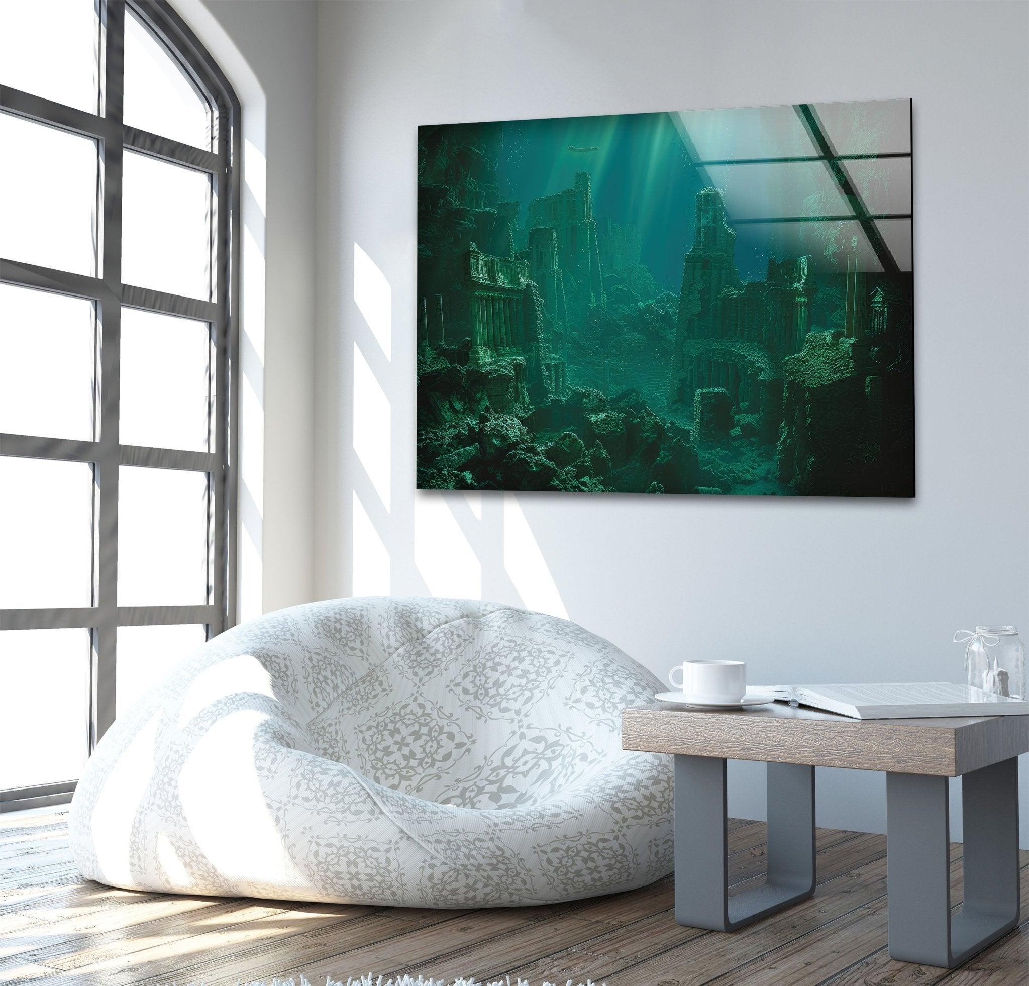 Atlantis Underwater Glass Wall Art-Glass Art Prints – MyPhotoStation