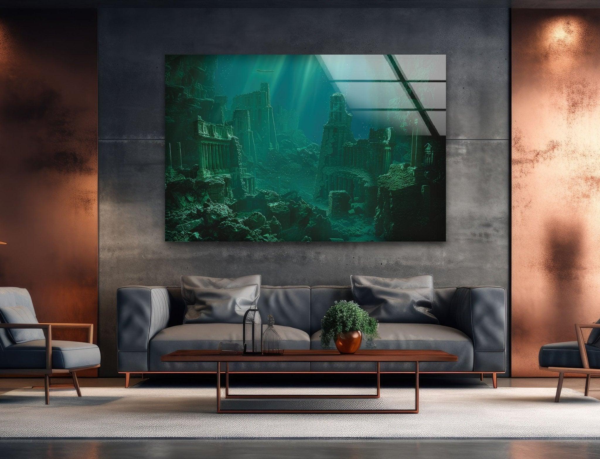 Atlantis Underwater Glass Wall Art-Glass Art Prints – MyPhotoStation