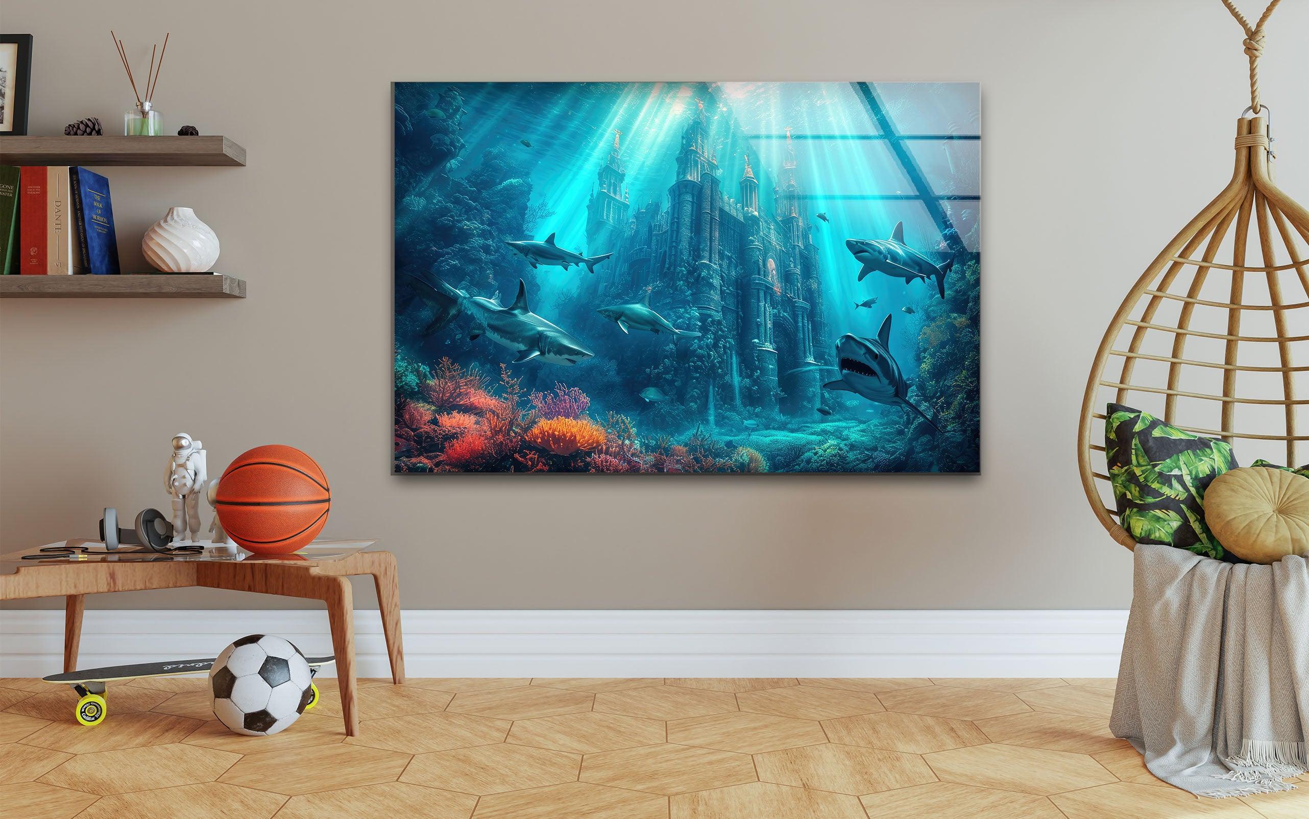 Lost City Atlantis Glass Wall Art-Glass Photo Print – MyPhotoStation