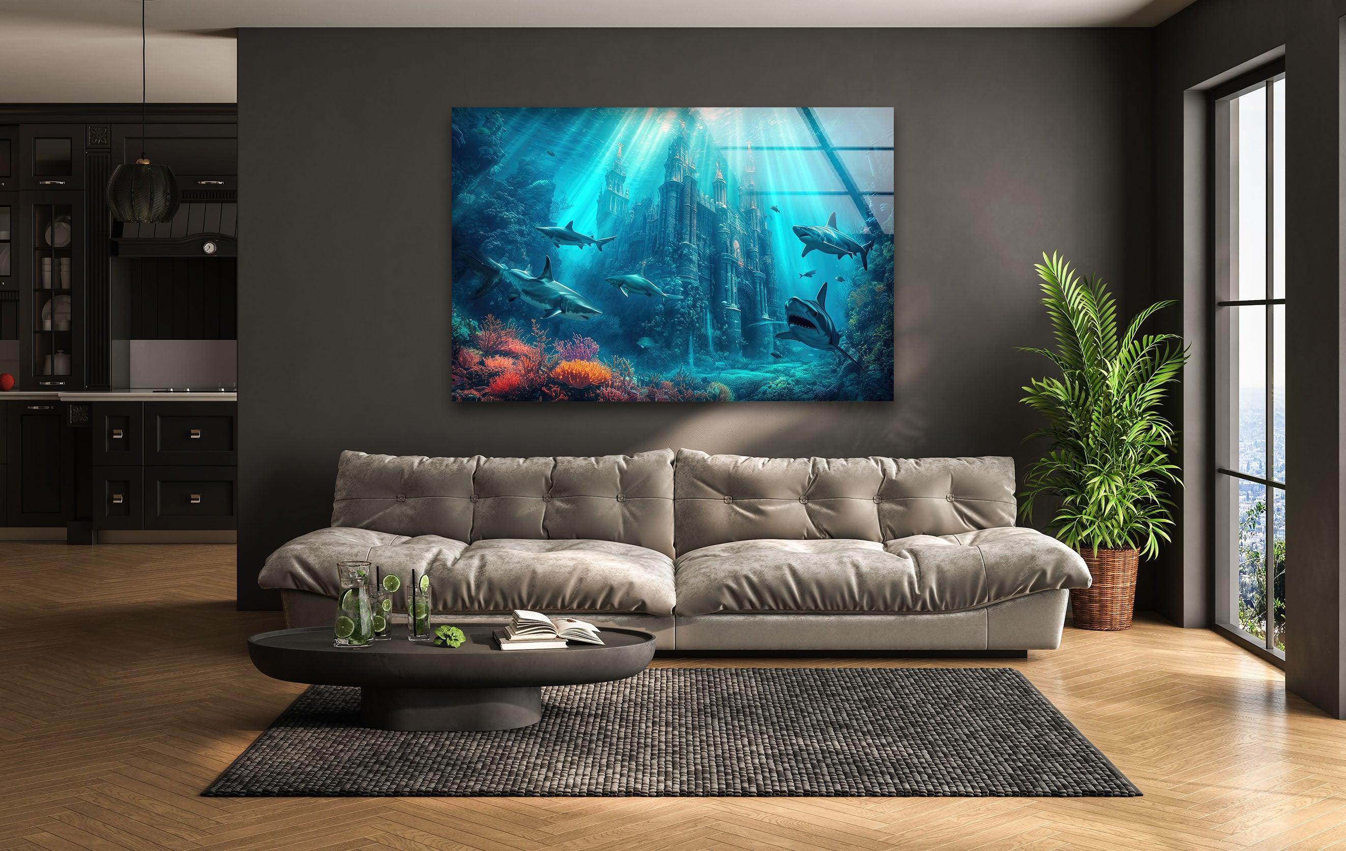 Lost City Atlantis Glass Wall Art-Glass Photo Print – MyPhotoStation