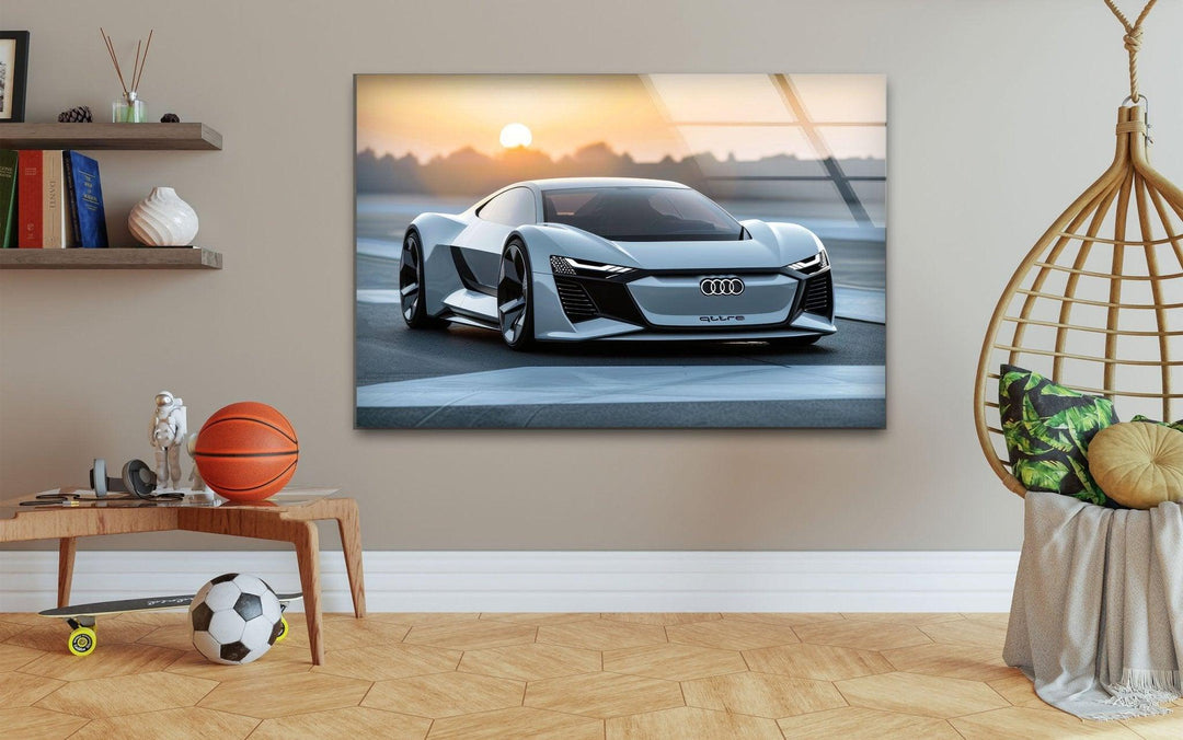 Audi Auto-Wandkunst aus Glas