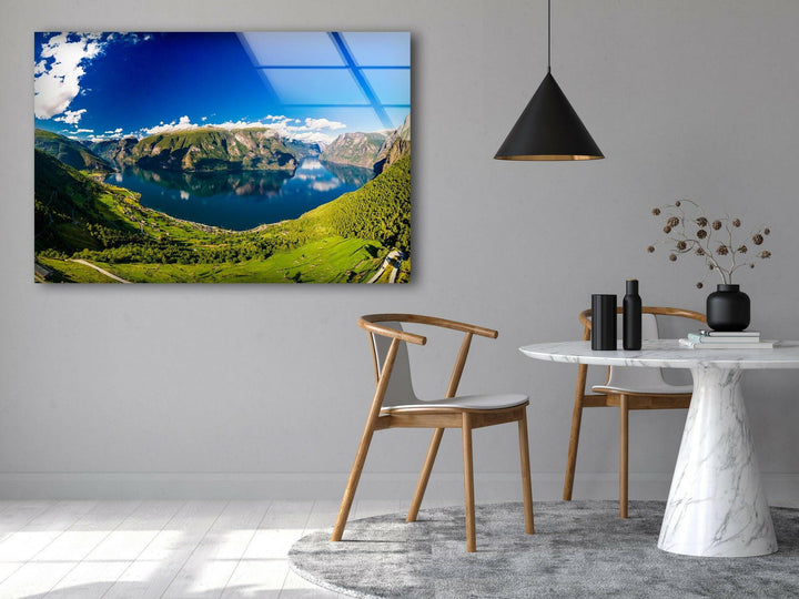 Landscape art prints offering a collection of serene and picturesque views to elevate your decor

