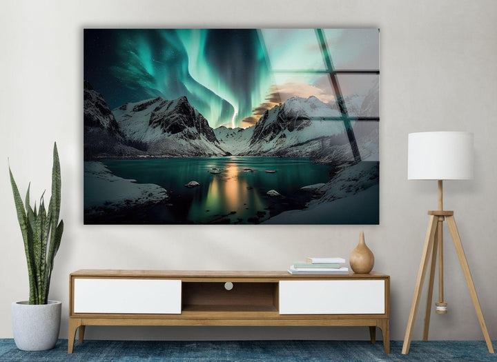 Large landscape wall art transforming spaces with bold, immersive depictions of natural landscapes

