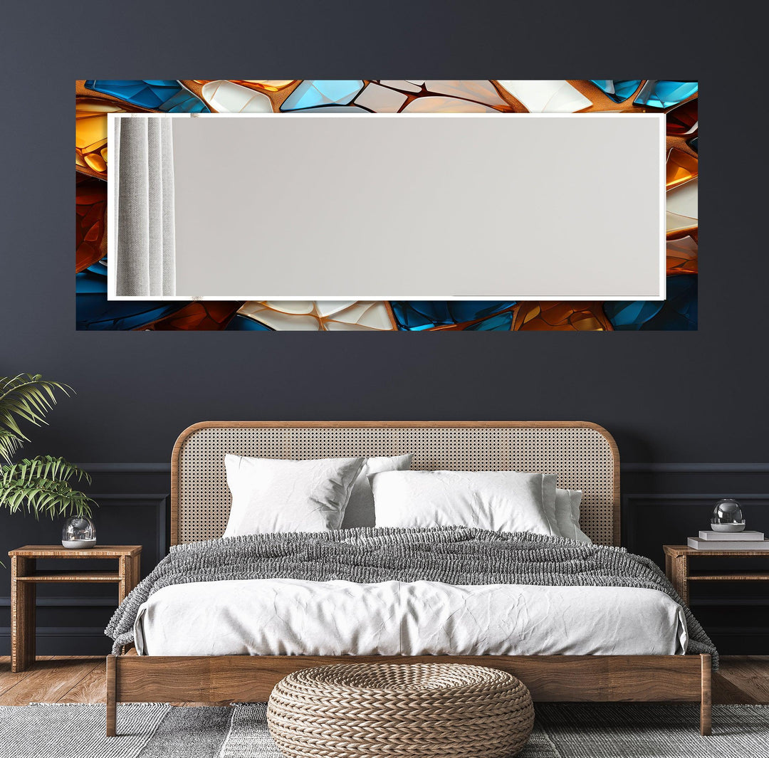 Shiny Stones Mosaic Wall Mirror Dining Room Wall Mirror
