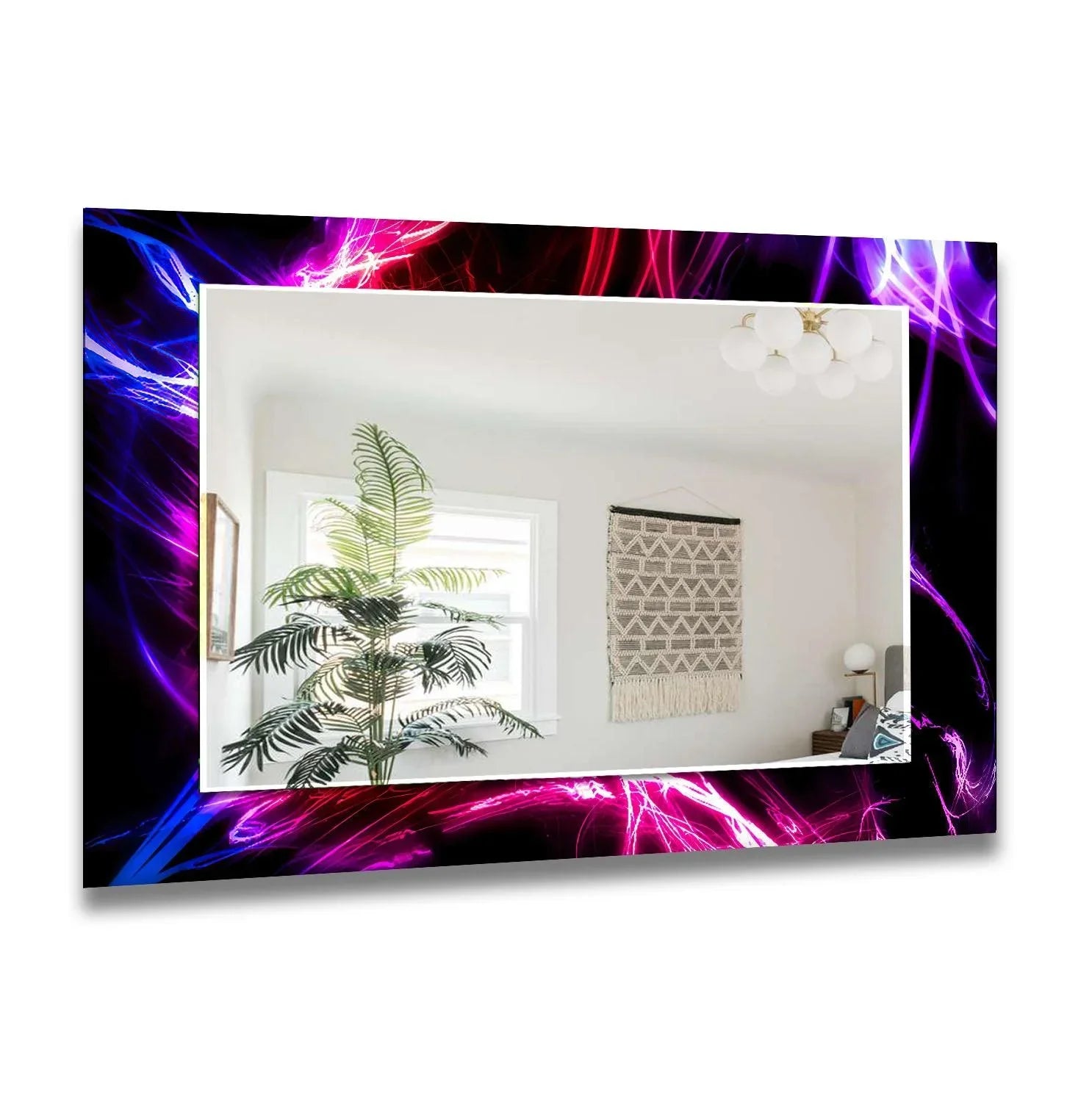 Mirror Art | Mirror Wall Art with Colorful Frames