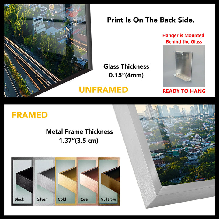Tropic Bangkok Glass Wall Art - MyPhotoStation