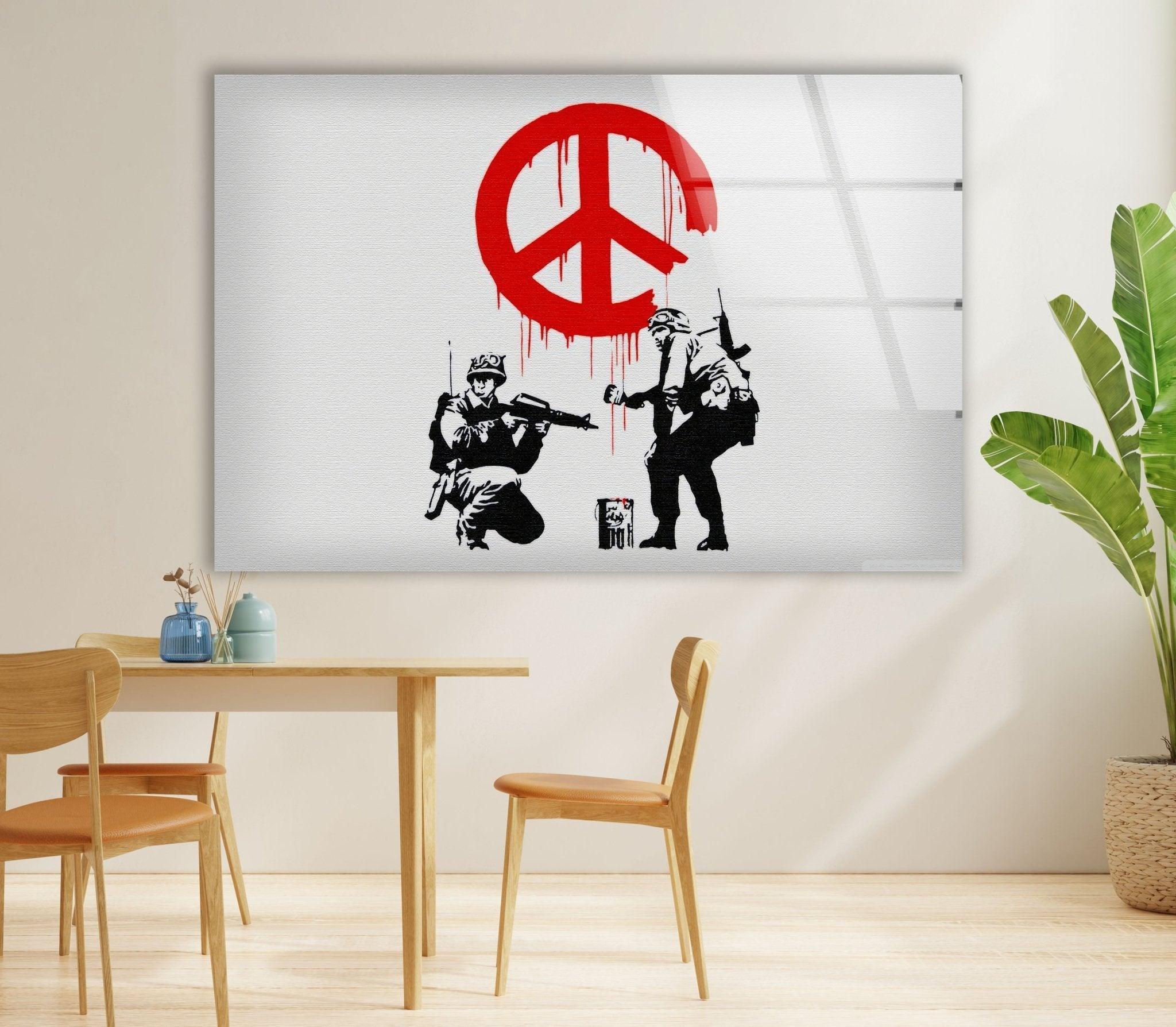 バンクシー Banksy 「CND Soldiers」 インテリア #194 CND Soldiers, 2005 - Banksy Explained
