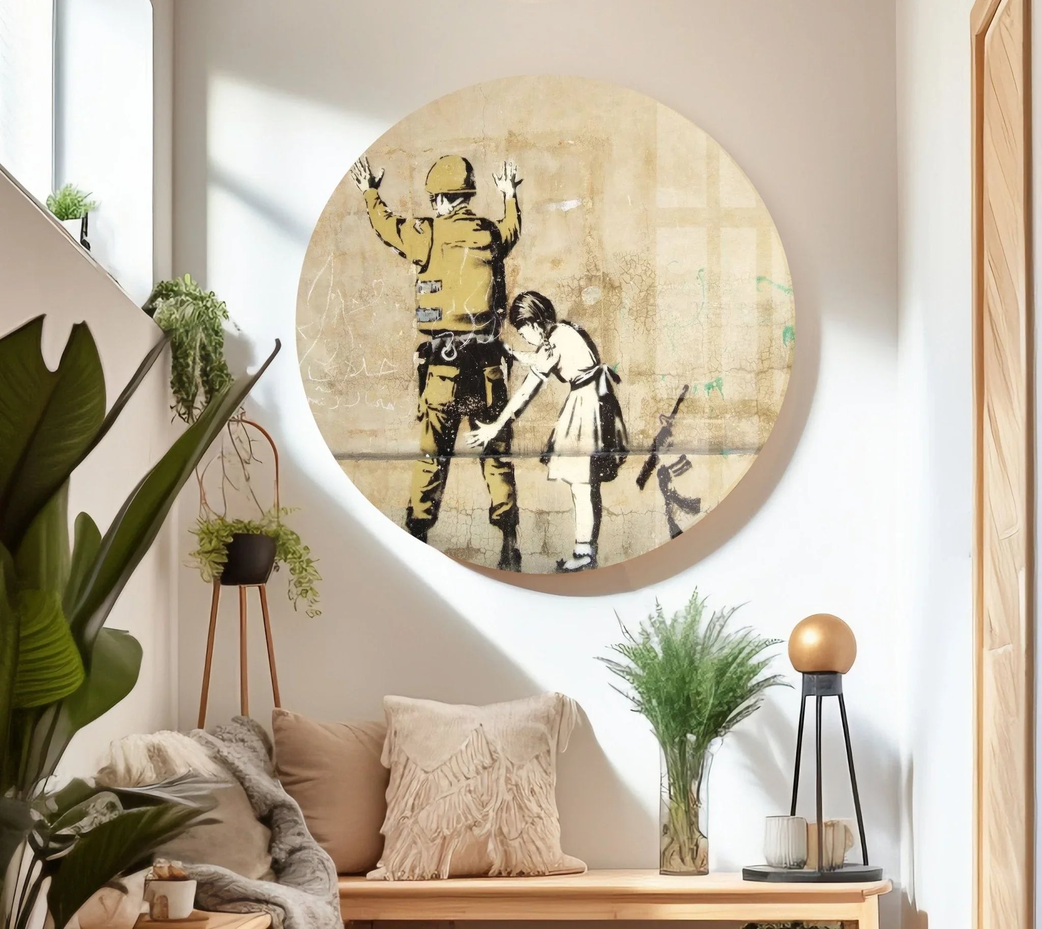 美術、工芸品 バンクシーBanksy「Girl Searching