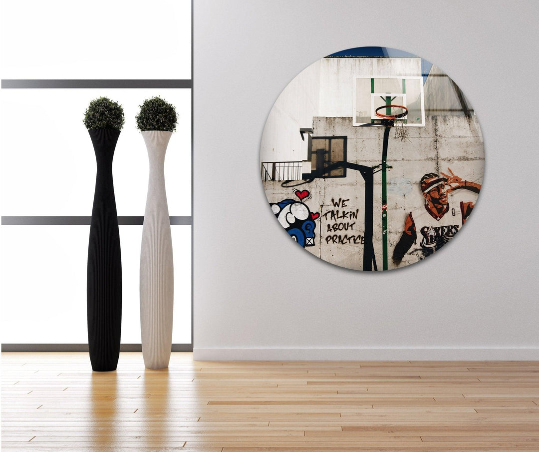 Banksy Graffiti Tempered Glass Wall Art - MyPhotoStation. Banksy – ArtDesigna Glass Printing Wall Art
