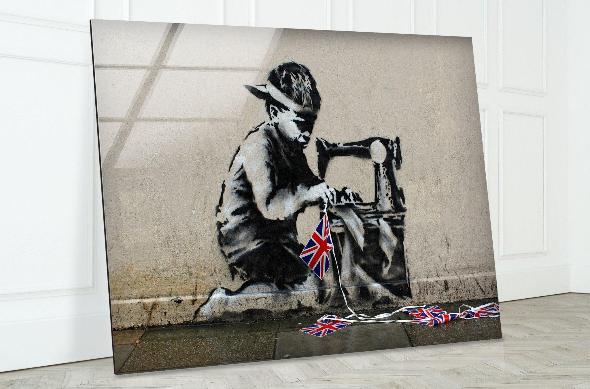 Banksy UK Flag Explore Banksy original art for sale – MyPhotoStation