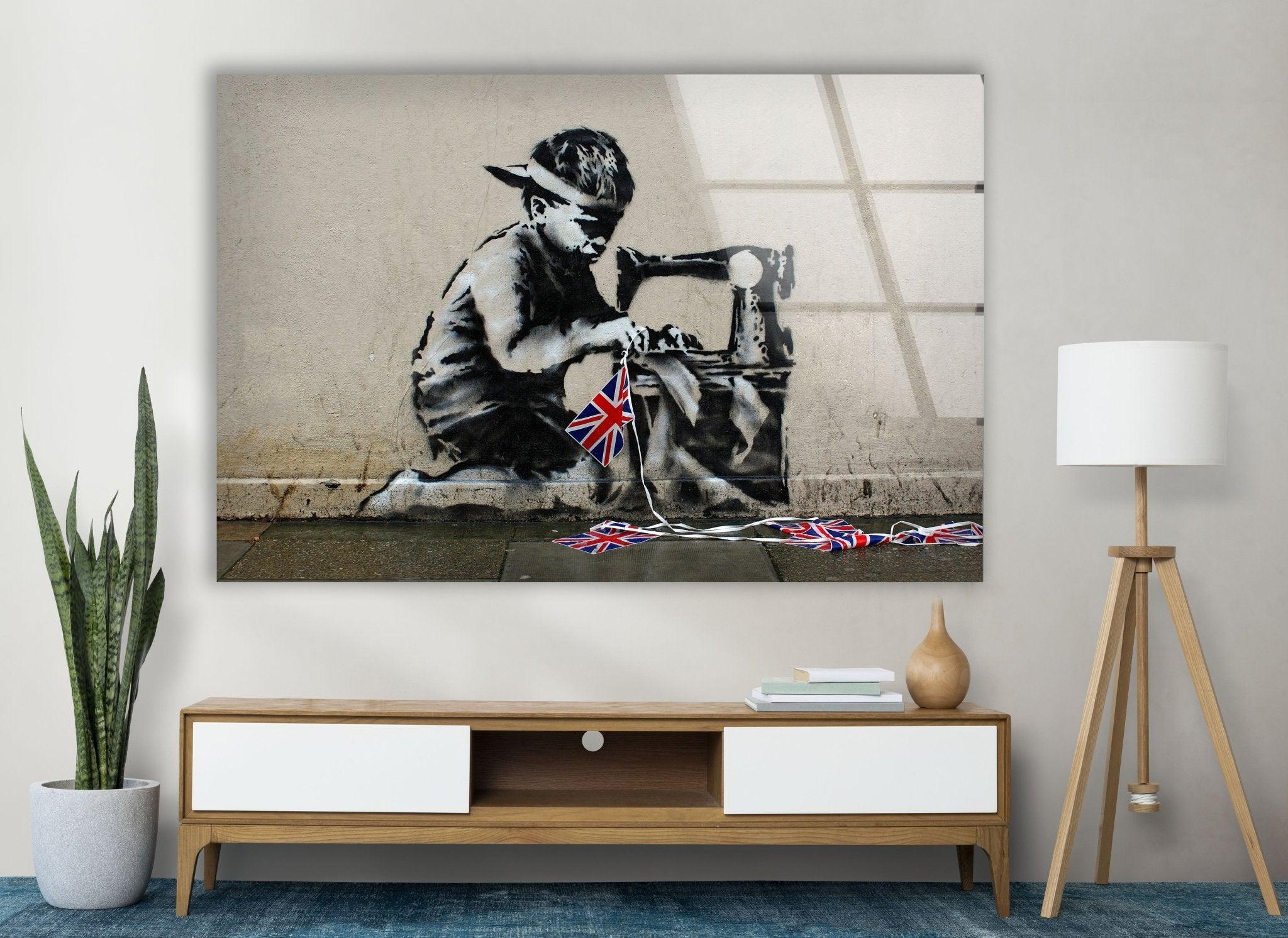 Banksy UK Flag Explore Banksy original art for sale – MyPhotoStation