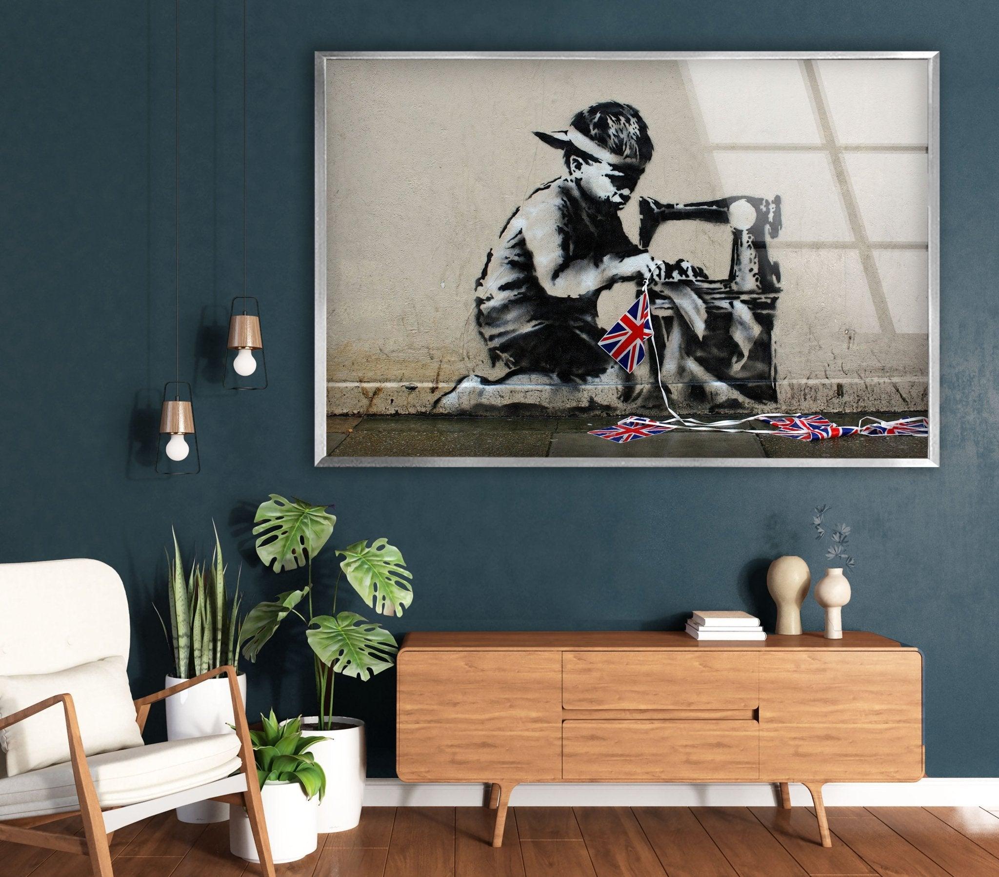 Banksy UK Flag Explore Banksy original art for sale – MyPhotoStation