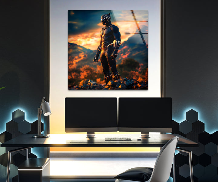 Eye-catching superheroes artwork designed to bring excitement and dynamic energy to any room
