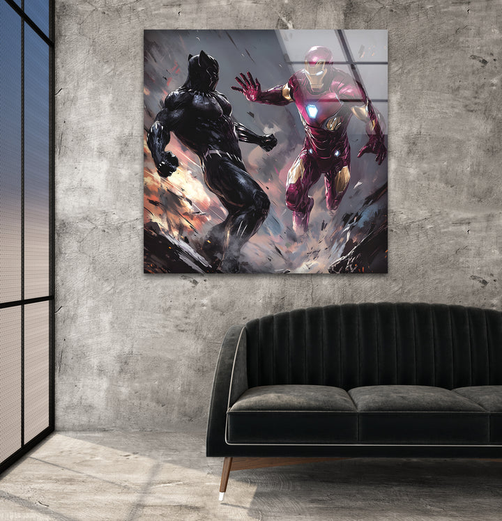 Bold superheroes wall art featuring action-packed designs to energize your decor
