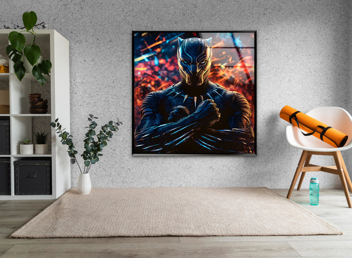 Eye-catching superheroes artwork designed to bring excitement and dynamic energy to any room
