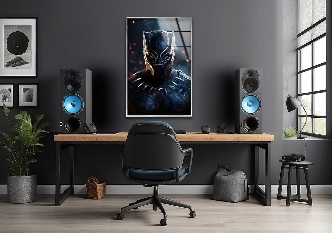Wakanda Glass Wall Art photo print on glass, prints on glass wall art