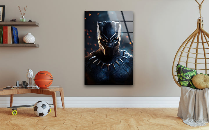 Wakanda Glass Wall Art glass art painting, glass art for the Wall