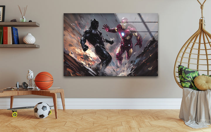 Superheroes wall art perfect for transforming any space into a tribute to legendary heroes
