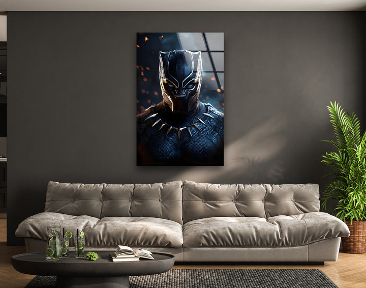 Wakanda Glass Wall Art stained glass wall art, stained glass wall decor