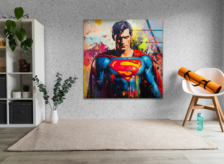 Striking superheroes art perfect for fans, blending iconic imagery with artistic flair