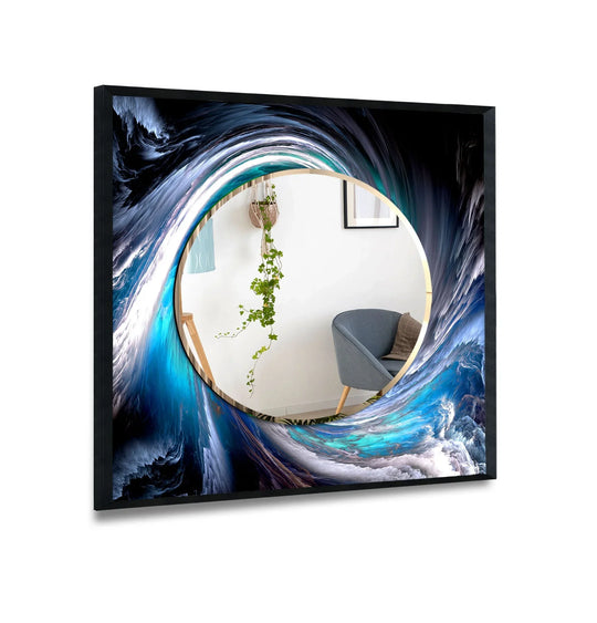 Sea Waves Wall Mirror - MyPhotoStation