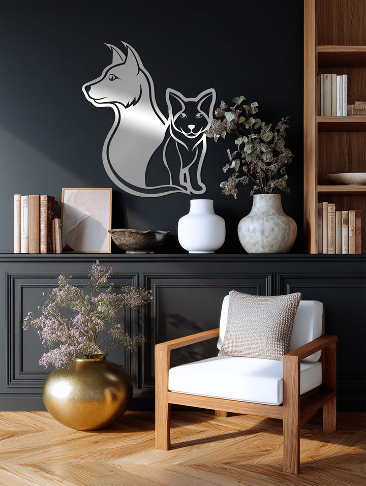 Black metal wall art pet design for living spaces