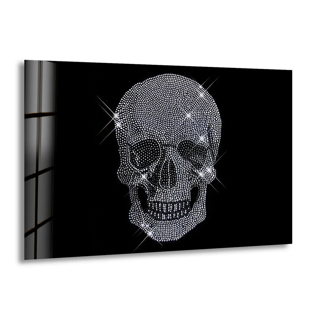 Diamond Skull Glass Wall Art - MyPhotoStation
