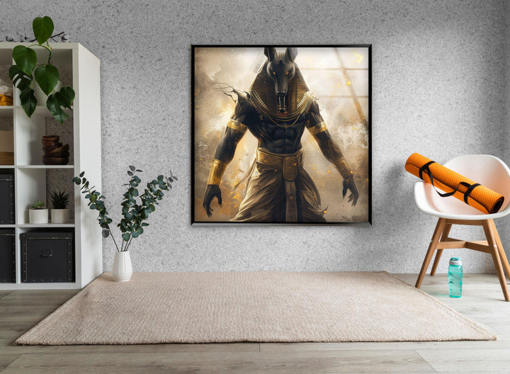 Curse Of Anubis Glass Wall Art, glass photo prints, glass picture prints