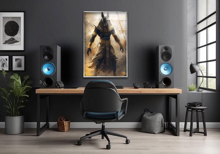 Curse Of Anubis Glass Wall Art, custom glass pictures, glass art prints