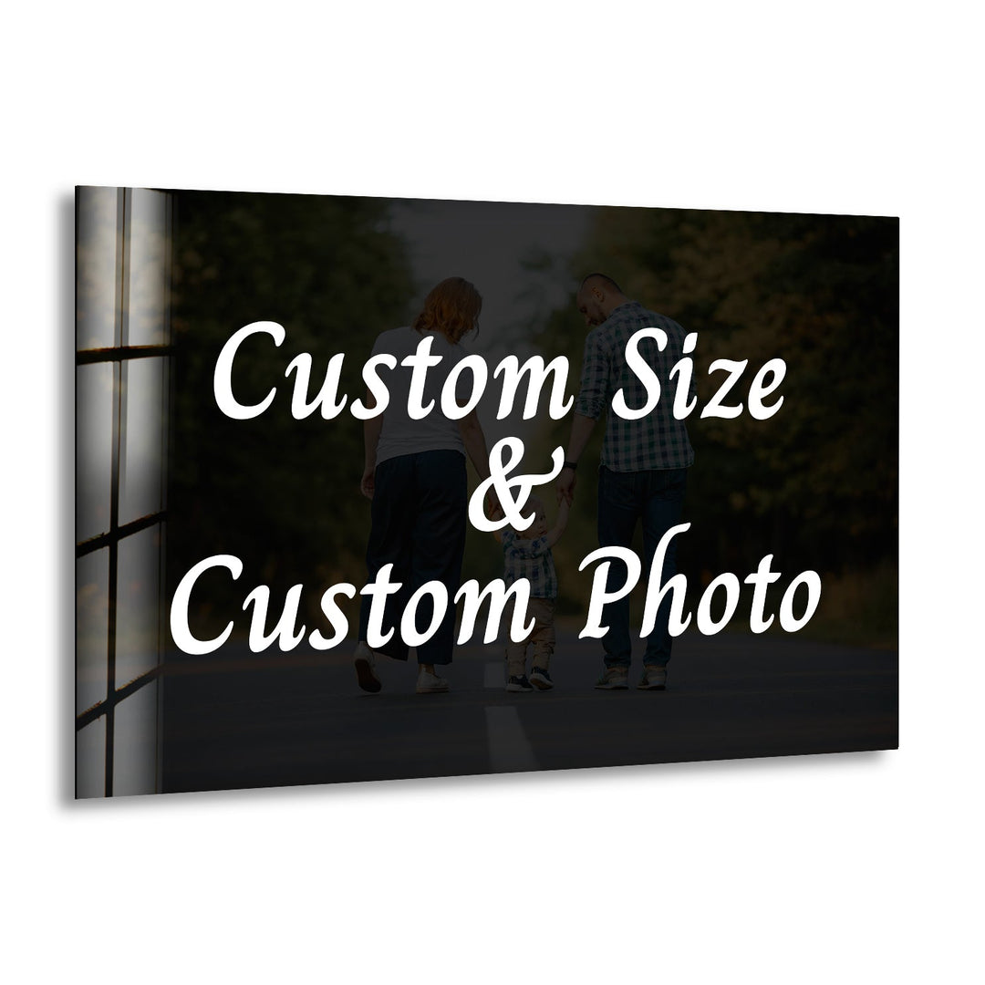 Framed Custom Landscape Glass Wall Art