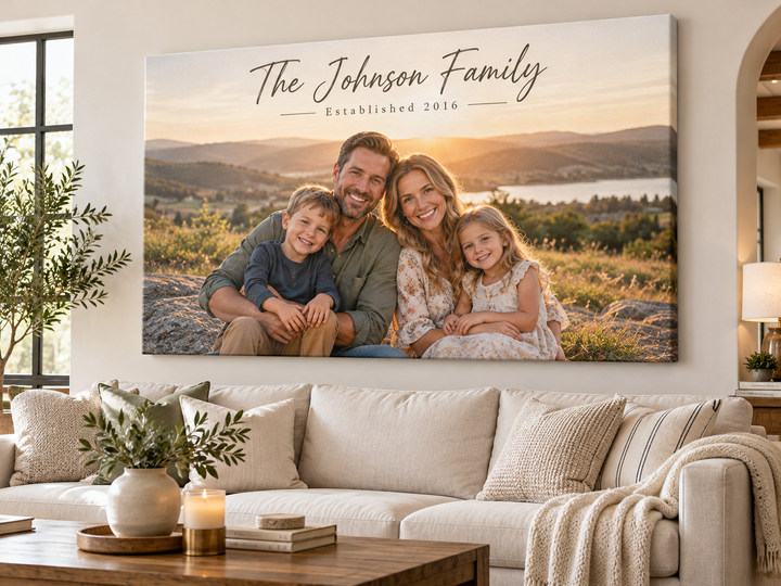 Horizontal Custom Canvas Wall Art