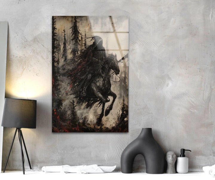 Dark Nazgul Glass Wall Art custom glass photo prints, large glass prints

