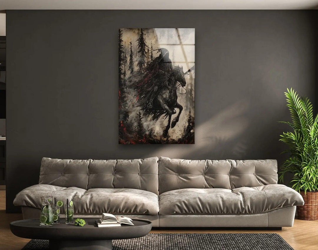 Dark Nazgul Glass Wall Art photo print on glass, prints on glass wall art
