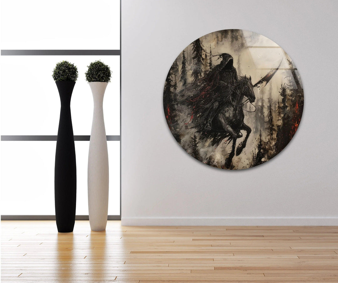 Dark Nazgul Glass Wall Art glass wall decor, glass wall art decor
