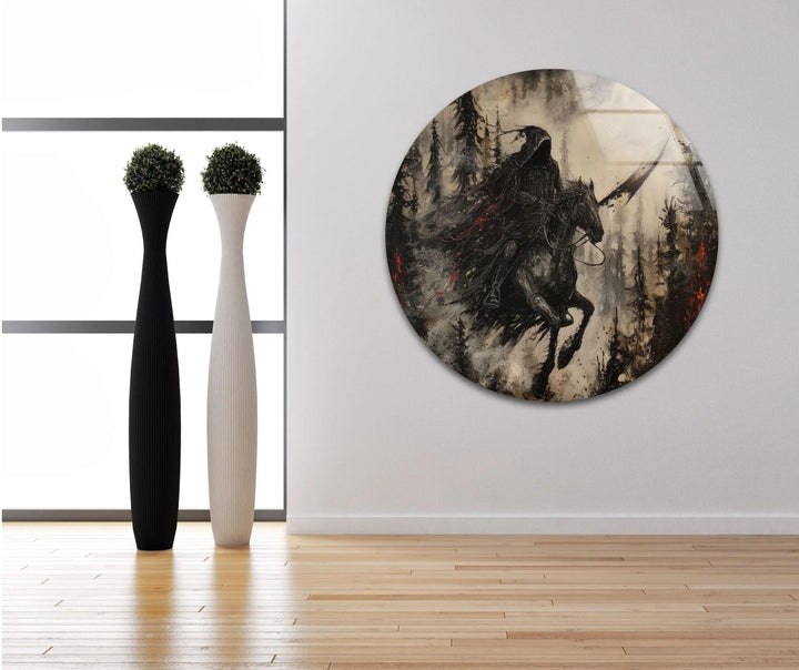 Dark Nazgul Glass Wall Art glass wall decor, glass wall art decor
