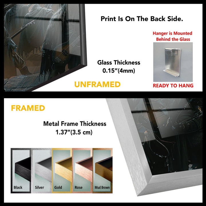 Dark World Concert Tempered Glass Wall Art - MyPhotoStation