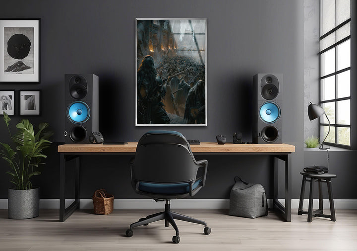 Dark World Concert Tempered Glass Wall Art - MyPhotoStation