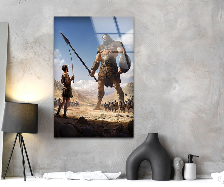 Big David Goliath Glass Wall Art large glass photo prints, glass wall photos
