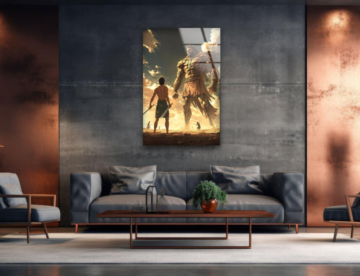 David Goliath Art Glass Wall Art custom glass pictures, glass art prints

