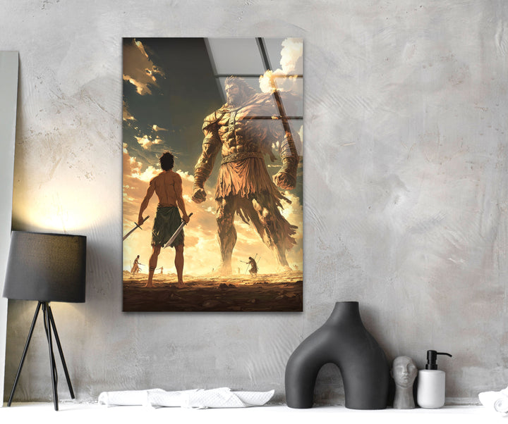 David Goliath Art Glass Wall Art photo print on glass, prints on glass wall art

