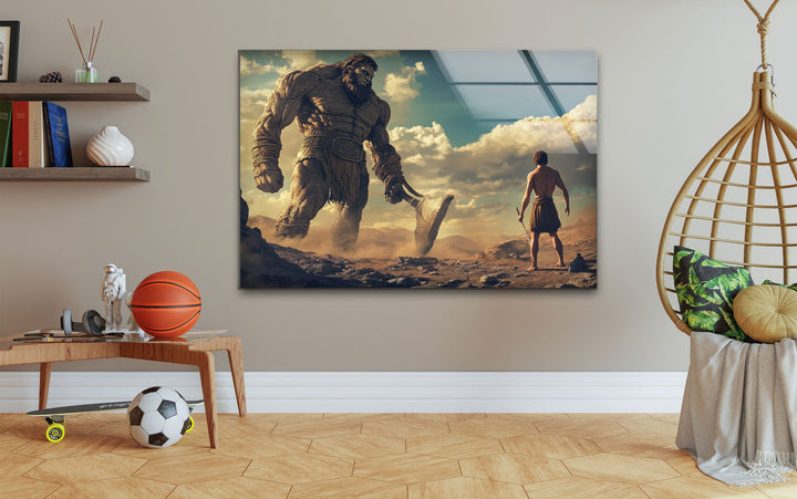 David Goliath Glass Wall Art glass wall decor, glass wall art decor
