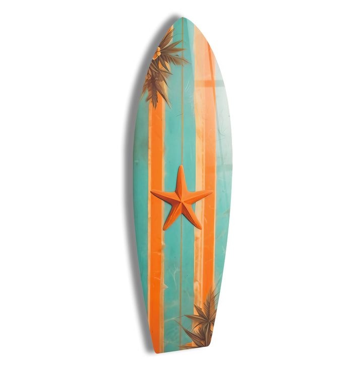 Sea Star Surfbrett Wandkunst